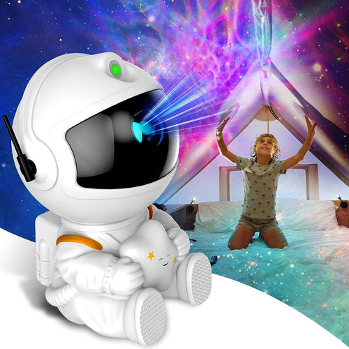 Astronaut Galaxy Projector Night Light, Star Projector for Kids Room Decor